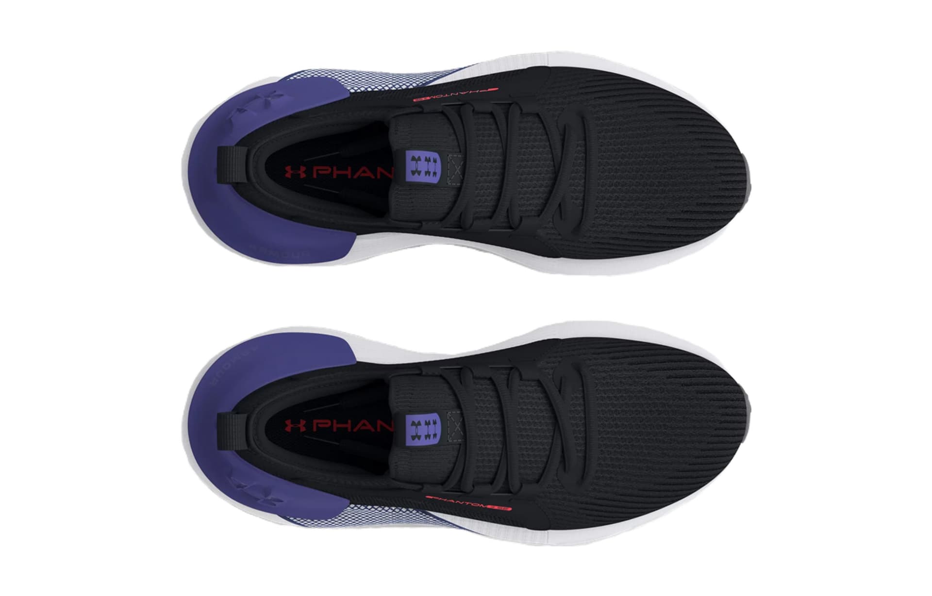 Кроссовки Under Armour HOVR Phantom 3 Амортизация Low Топ Детские беговые кроссовки Черно-фиолетовый Детский - изображение 4