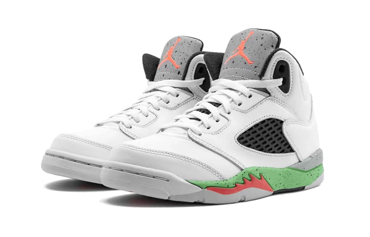 Кроссовки для баскетбола Jordan Air Jordan 5 Retro "Poison Green" - изображение 3