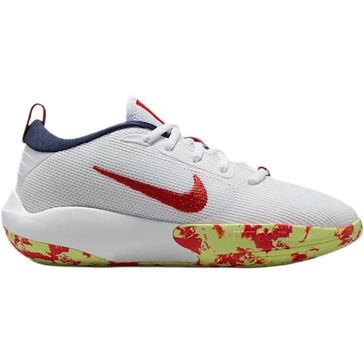 Кроссовки для баскетбола Nike ISOFLY Мягкий и Комфортный Низкий Топ Детская Баскетбольная Обувь Белый Зеленый Малыш - изображение 2