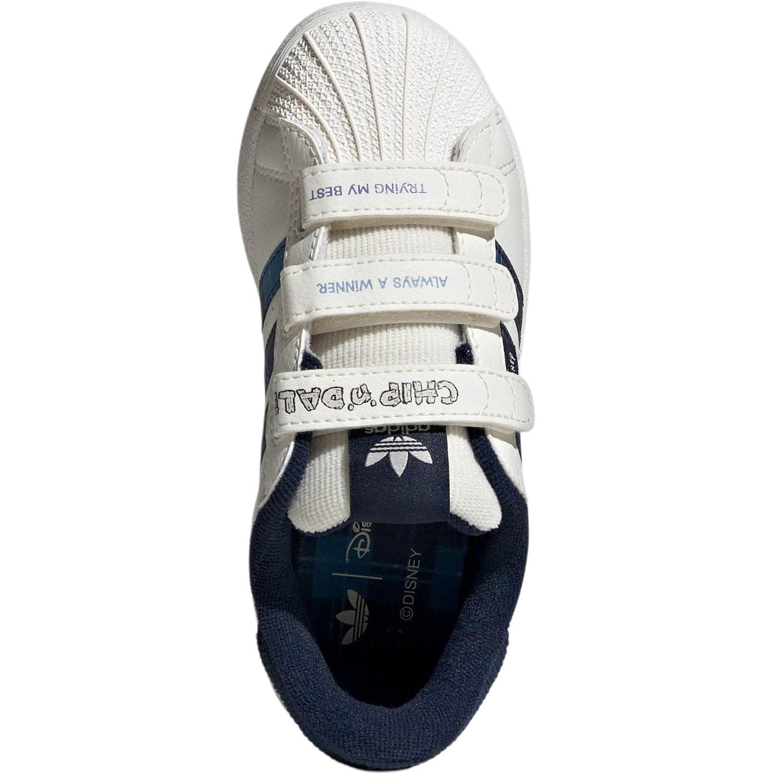 Кроссовки Adidas Originals x Disney Superstar Low Top Детская Скейтбординг Обувь Белый Серый Малыш - изображение 6