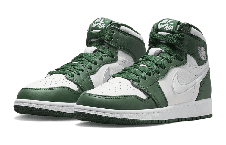 Кроссовки для баскетбола Jordan Air Jordan 1 OG "Gorge Green" GS - изображение 3