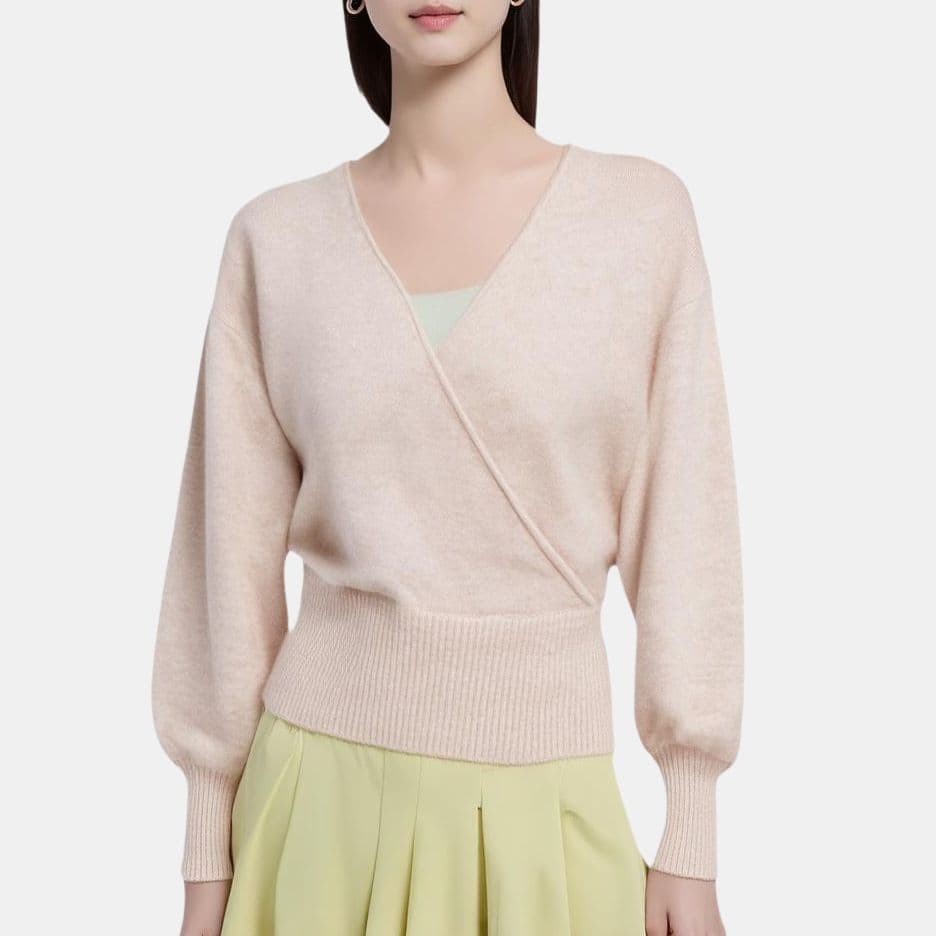 Кардиган Aritzia Бежевый Heather Светлый Овсянка Женские Свитера - изображение 2