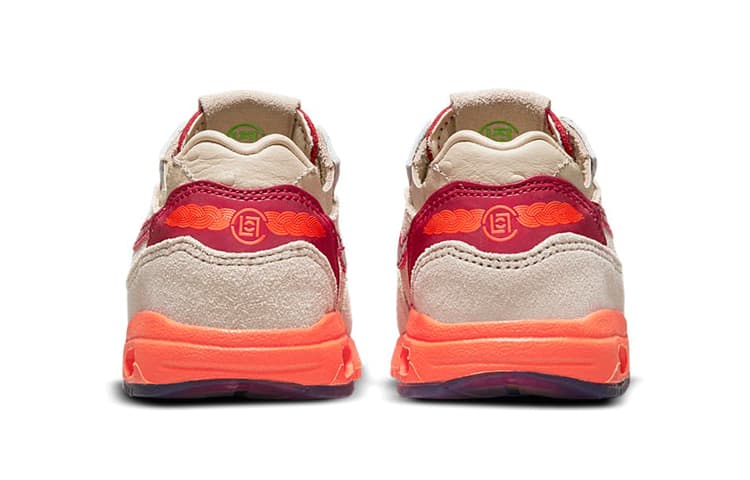 Кроссовки CLOT x Nike Air Max 1 "Kiss of Death" 2021 - изображение 7