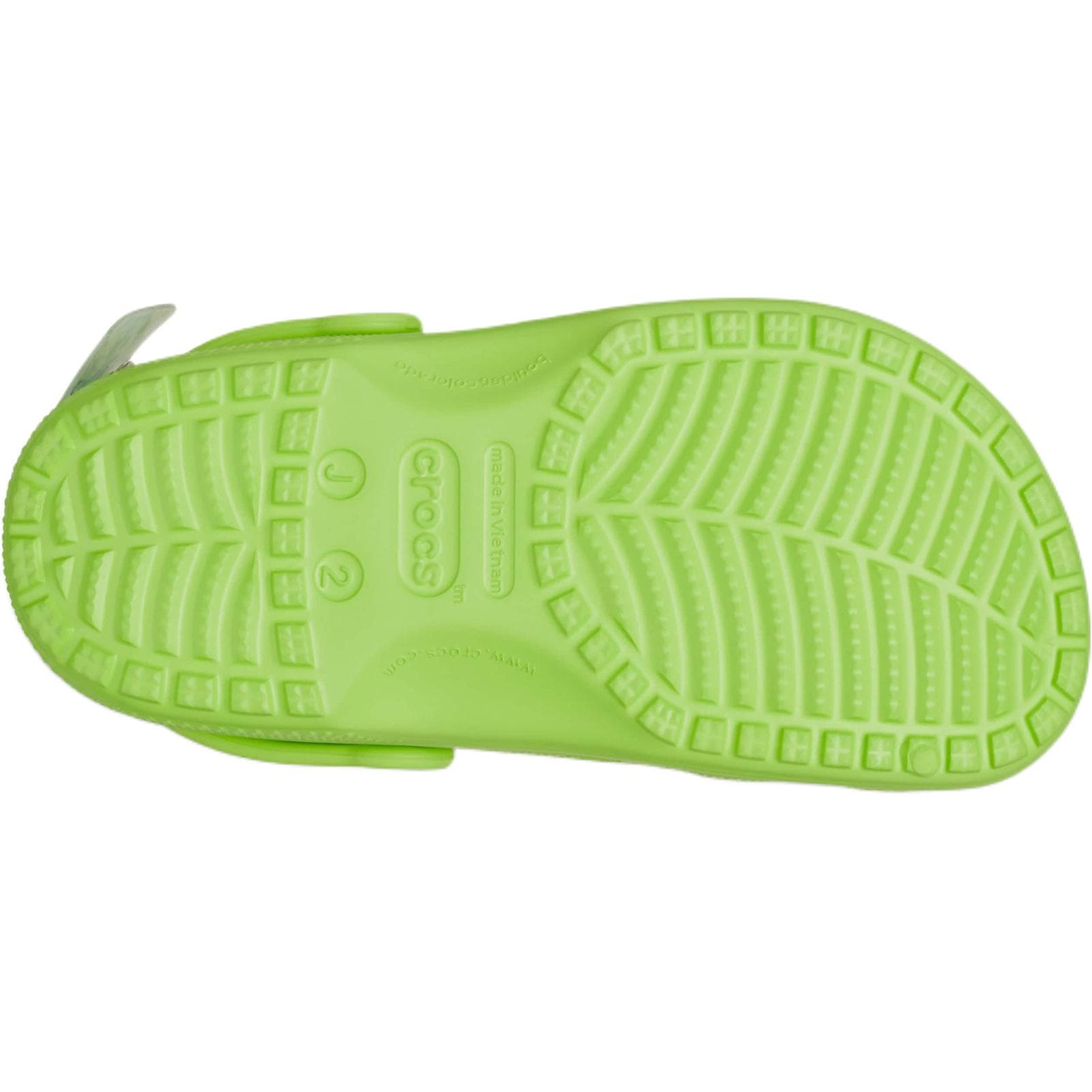 Сандалии Crocs x Monsters Inc Классические сандалии с низким верхом для детей зеленые детские - изображение 5