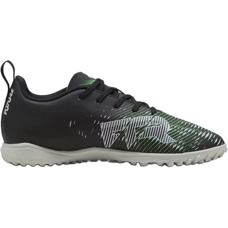 Бутсы PUMA Future 8Play Low Топ Детская футбольная обувь Черный Холодный Светло-Серый Неоново-Зеленый Детская - изображение 2