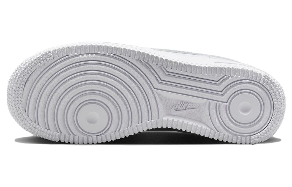 Кроссовки Nike Air Force 1 Кожа Противоскользящая Устойчивая к износу Дышащая Низкие Кеды Скейтборд Обувь Белый Унисекс - изображение 6