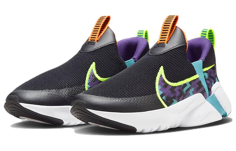 Кроссовки Nike Flex Plus 2 Противоскользящие Амортизирующие Низкие Беговые Кроссовки Черные Унисекс - изображение 3