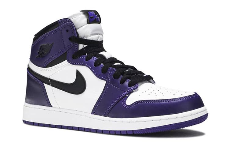 Кроссовки для баскетбола Jordan Air Jordan 1 "Court Purple" GS - изображение 7