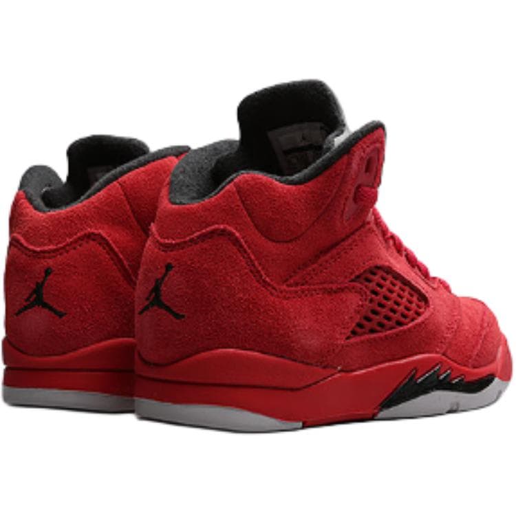 Кроссовки для баскетбола Jordan Air Джордан 5 Противоскользящие Устойчивые к износу Противоскользящие Устойчивые к износу Высокие кеды - изображение 5