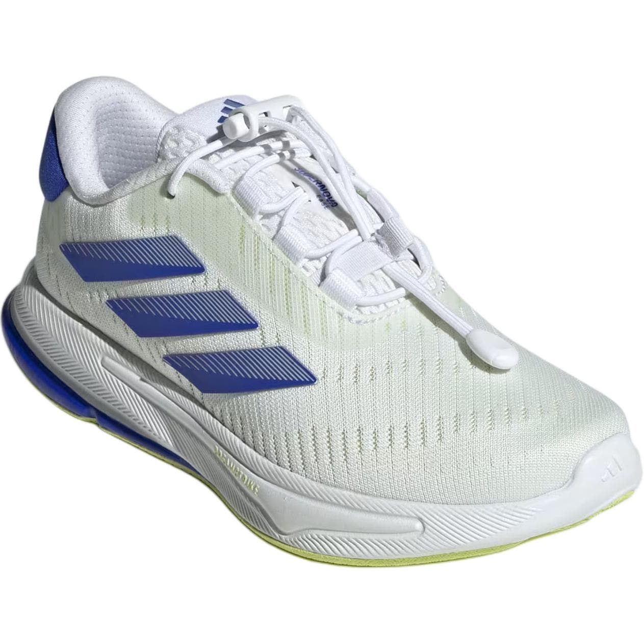 Кроссовки Adidas Supernova Противоскользящие и Дышащие Низкие Кроссовки для Беговых Занятий для Детей Белые и Синие - изображение 3