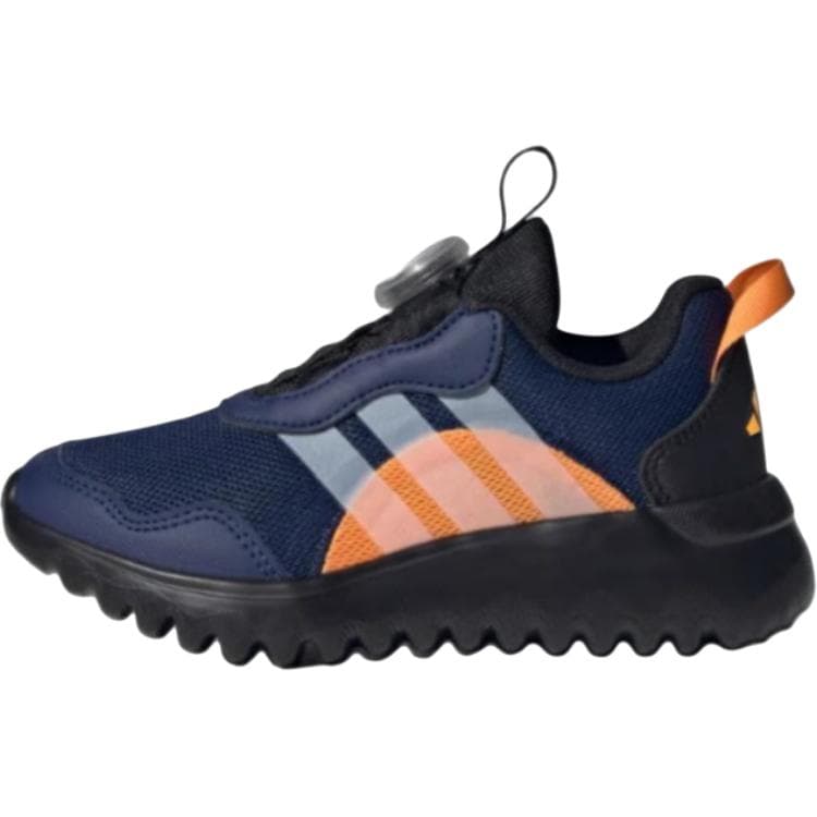 Кроссовки Adidas Activefle Противоскользящие Устойчивые к истиранию Низкие Детские Беговые Кроссовки Черный Белый Темно-синий - изображение 1