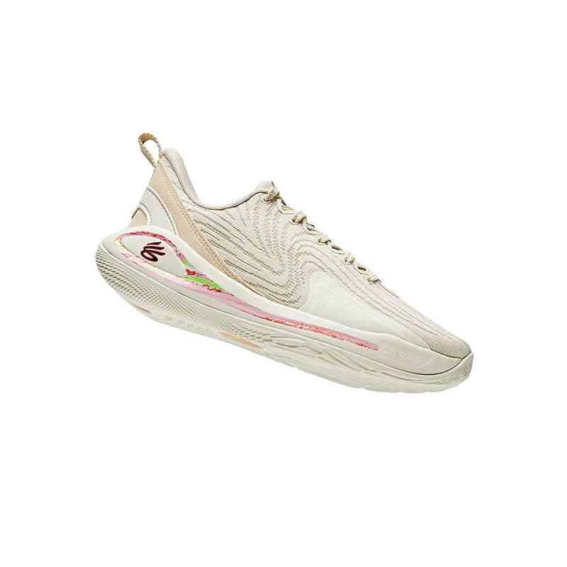 Кроссовки для баскетбола Under Armour Curry Flow 12 Low Топ Детские Баскетбольные Кроссовки Бежевые Унисекс - изображение 5