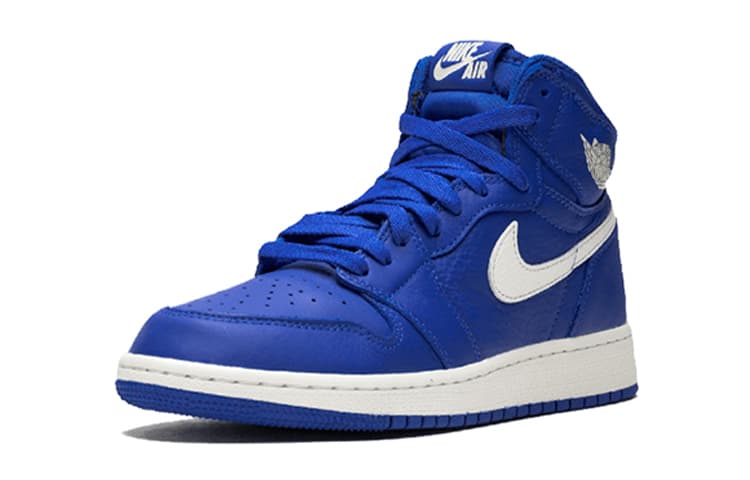 Кроссовки для баскетбола Jordan Air Jordan 1 Retro High Hyper Royal GS - изображение 4