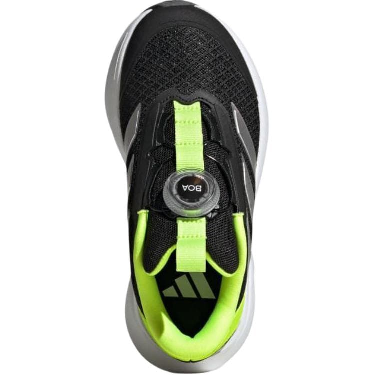 Кроссовки Adidas DURAMO SL 2,0 Противоскользящие Устойчивые к истиранию Низкие Кроссовки для бега Детские Черные Желтые Детские - изображение 5