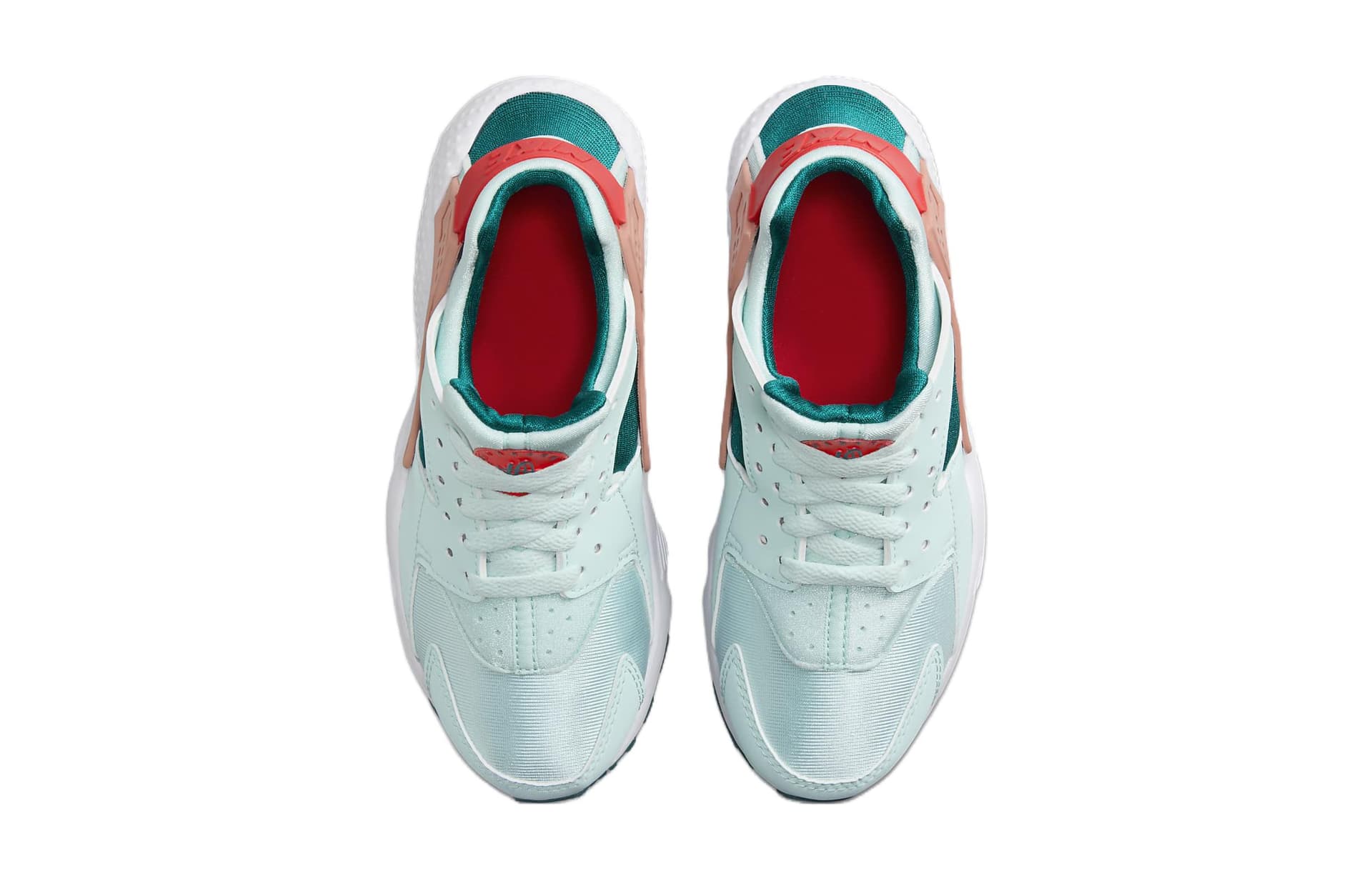 Кроссовки Nike Huarache Run Амортизация Низкий Топ Детские Беговые Кроссовки Зеленый Подростки - изображение 4