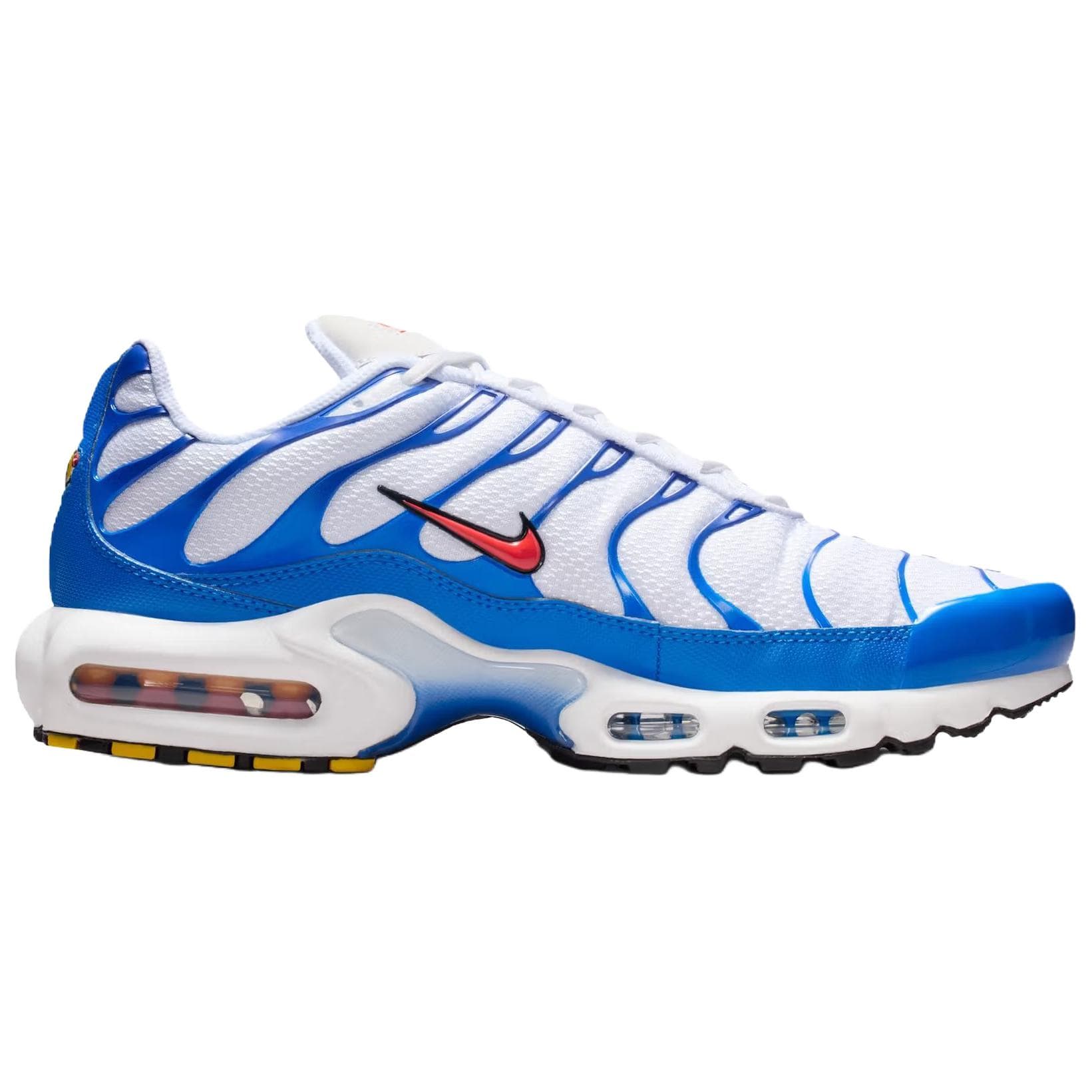 Кроссовки для бега Nike Air max Плюс Дышащий Low Топ Повседневные кроссовки для бега Унисекс Белый и синий цвет - изображение 2
