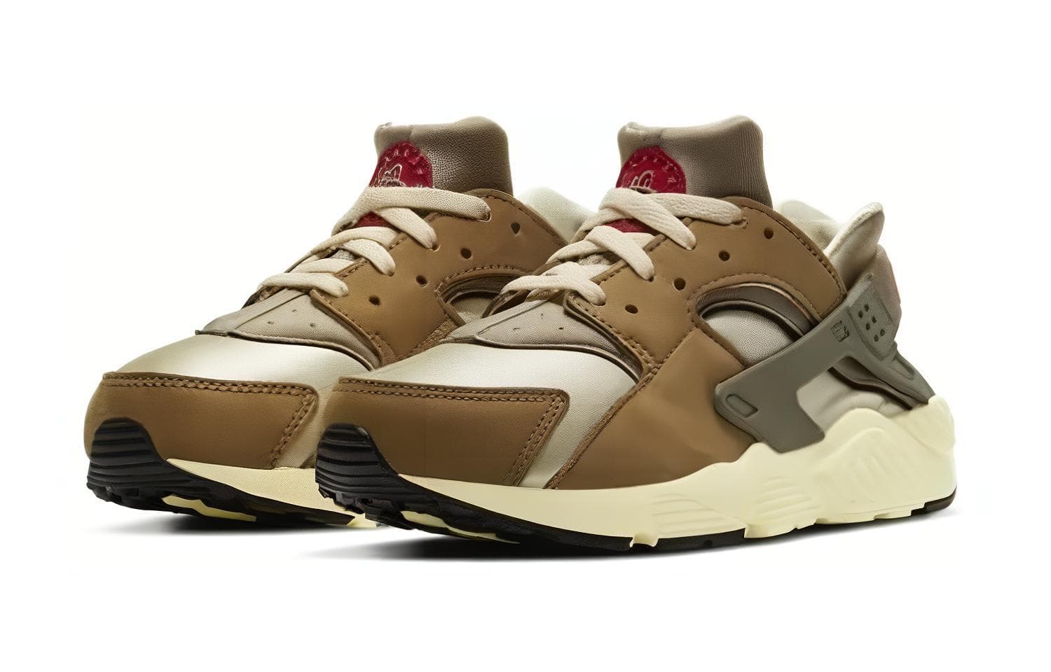 Кроссовки Stussy x Nike Huarache LE QS "Desert Oak" - изображение 4