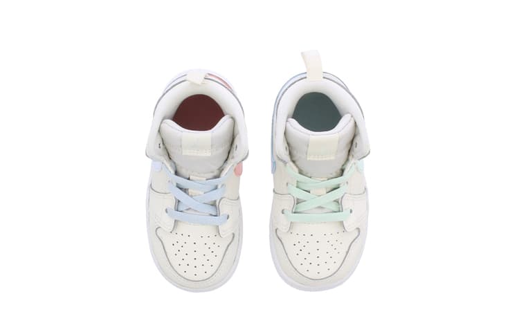 Кроссовки Jordan Air Jordan 1 Mid Multi-Color Swoosh Phantom - изображение 3