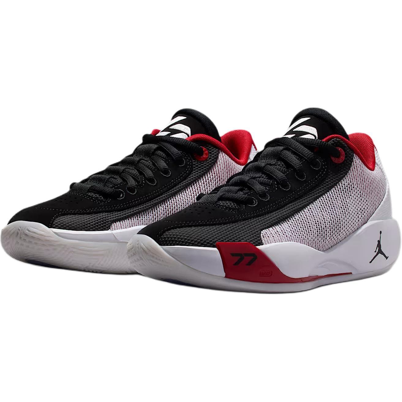 Кроссовки Джордан Luka .77 Low Top Повседневная обувь Белый Черный Красный Унисекс - изображение 3