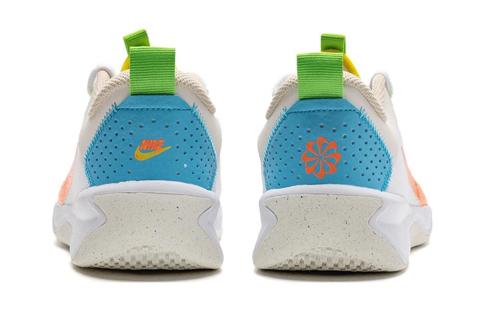 Кроссовки Nike Удобные противоскользящие и устойчивые к истиранию низкие детские повседневные кроссовки Белый Оранжевый - изображение 2