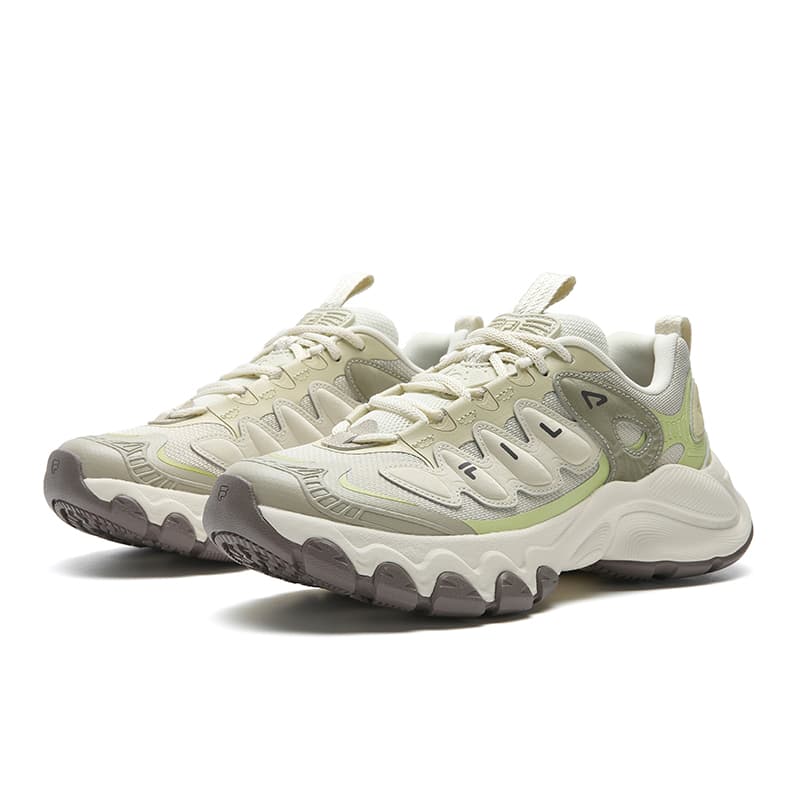 Кроссовки FILA Трюфель Низкие Кроссовки с Толстой Подошвой Женские Frosty Yellow Прилив Коричневый - изображение 3