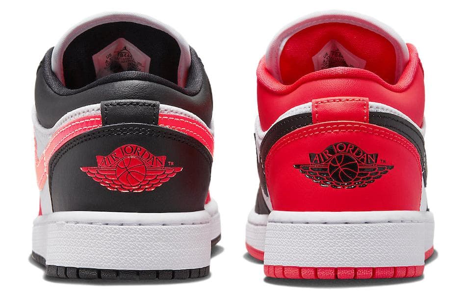 Ретро баскетбольные кроссовки Jordan Air Jordan 1 Low"Infrared 23" GS - изображение 5