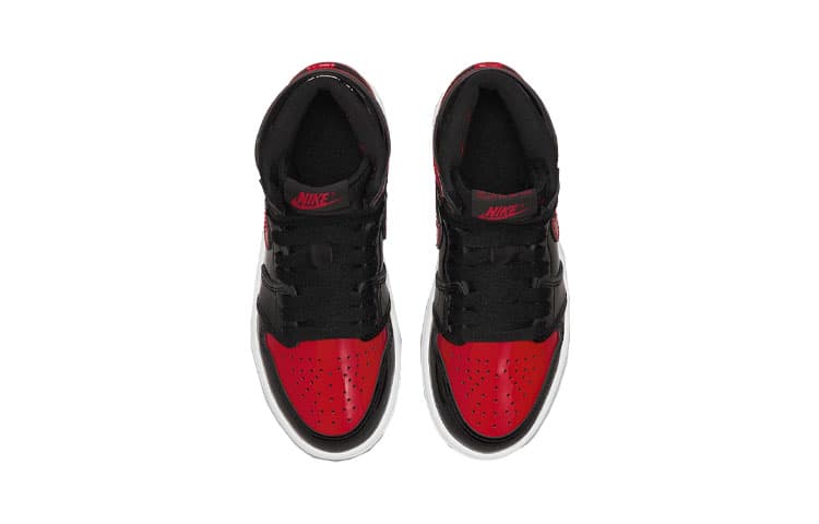 Кроссовки для баскетбола Jordan Air Jordan 1 Retro High OG Patent Bred - изображение 4