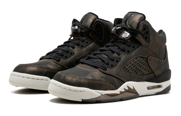 Кроссовки для баскетбола Jordan Air Jordan 5 Retro Heiress Camo GS - изображение 5