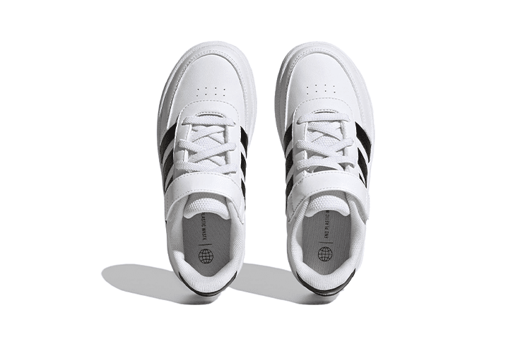 Кроссовки Adidas Neo BREAKNET 2,0 Синтетическая кожа противоскользящий устойчивый к истиранию низкий верх детские скейтбординги - изображение 2