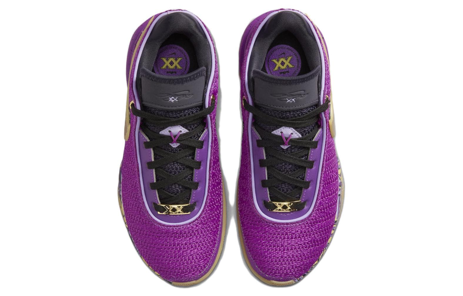 Кроссовки для баскетбола Nike LeBron 20 GS Vivid Purple - изображение 5