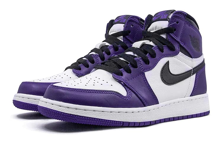 Кроссовки для баскетбола Jordan Air Jordan 1 "Court Purple" GS - изображение 10