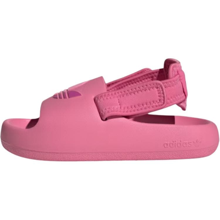Сандалии Adidas Originals ADIFOM ADILETTE Низкие Сандалии для Детей Розовые Малыш - изображение 1