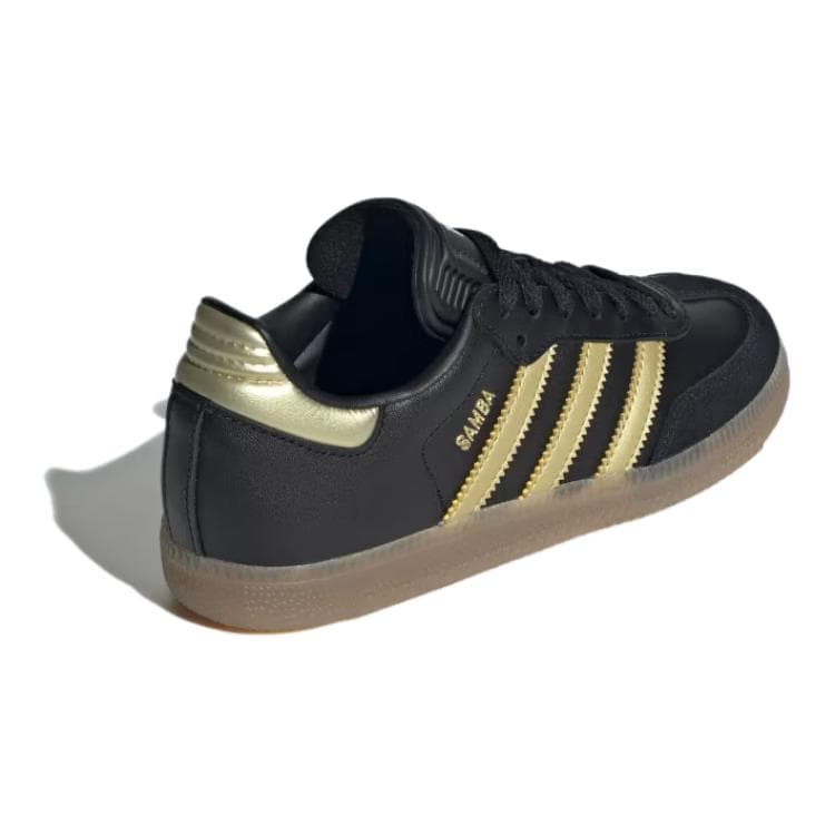 Бутсы Adidas Противоскользящие Устойчивые к истиранию Низкие Детские Футбольные Бутсы Черные Золотые Детские - изображение 4