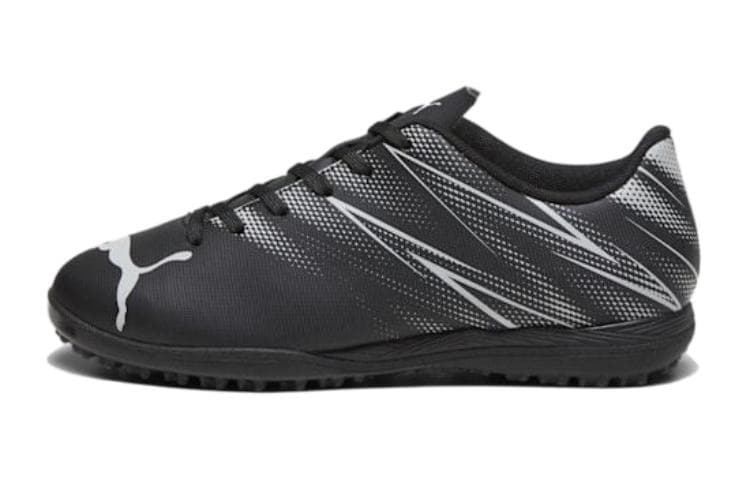 Бутсы PUMA Attacanto Футбол Бутсы Амортизация Устойчивые к истиранию Низкие Топ Детские Футбольные Бутсы Черные - изображение 1