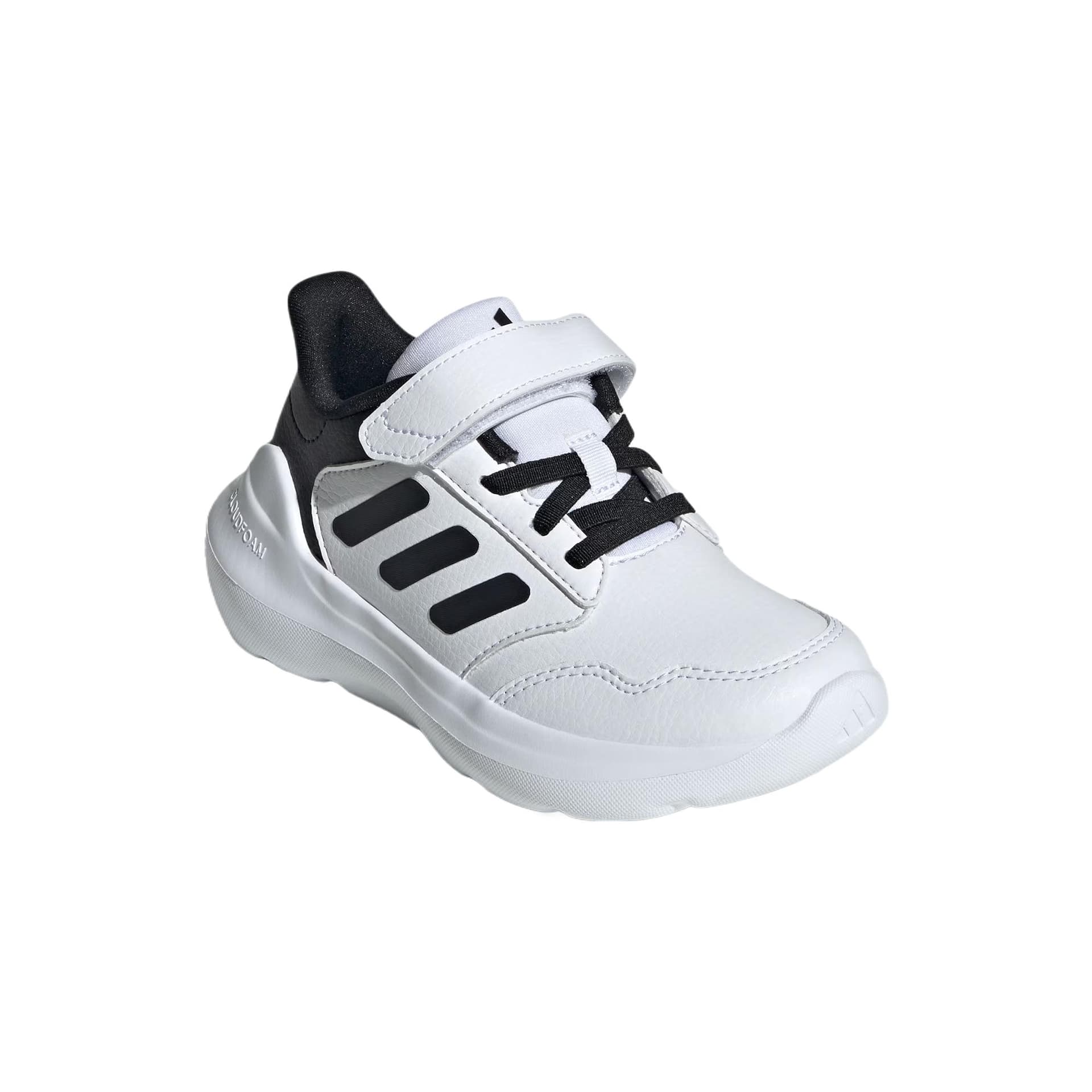Кроссовки Adidas Tensaur Run 3,0 противоскользящие низкие детские повседневные кроссовки Белый Черный - изображение 4