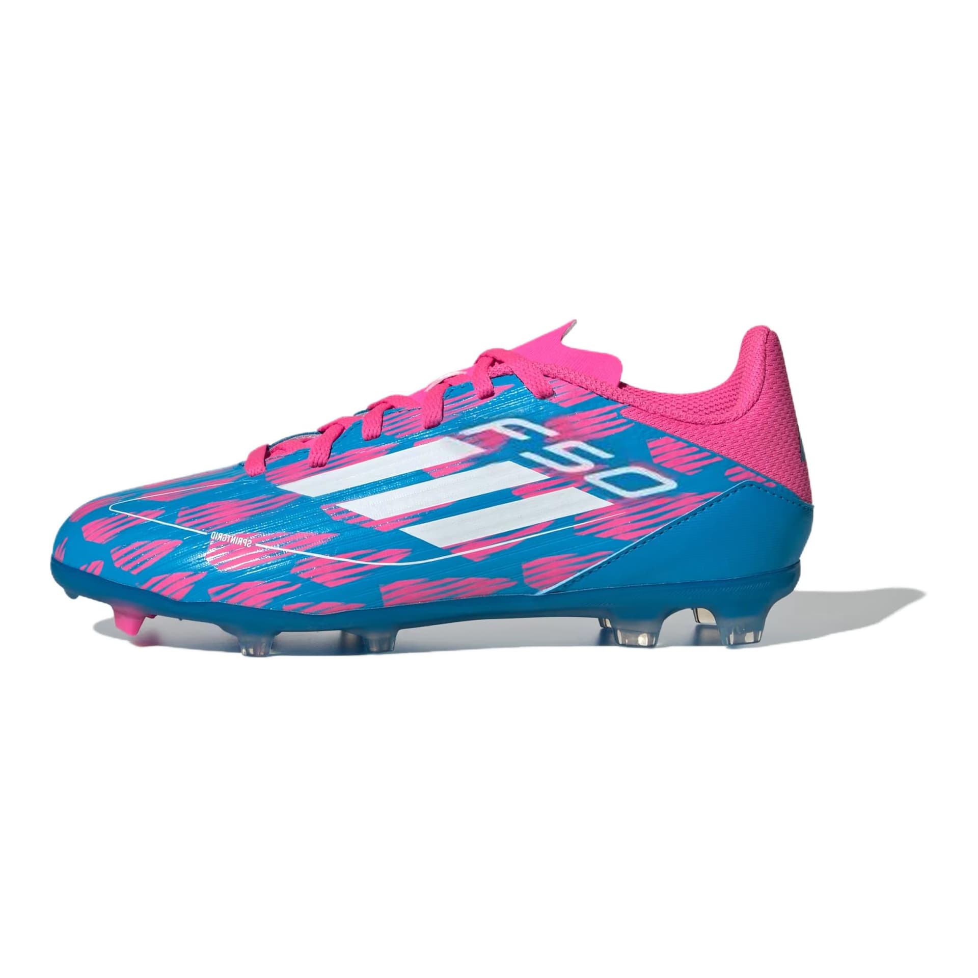 Бутсы Adidas F50 League Low Детская футбольная обувь синий цвет для малышей - изображение 1