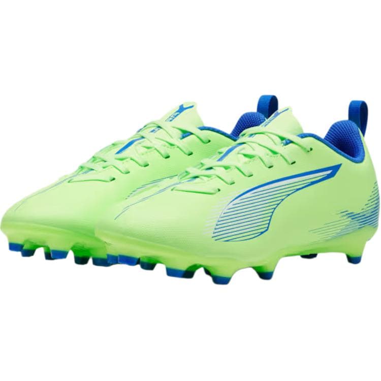 Бутсы PUMA Низкие футбольные бутсы для детей зеленые и синие детские - изображение 3