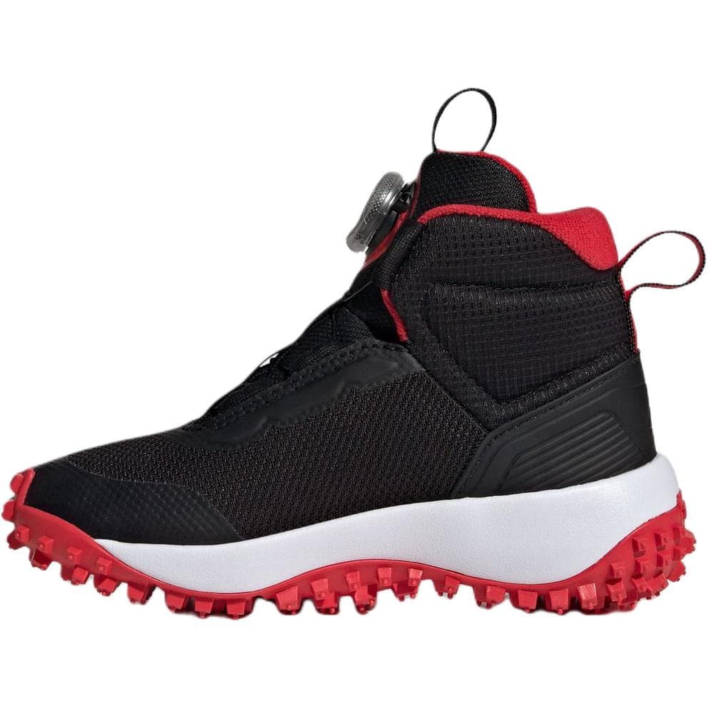 Кроссовки Adidas Fortatrail MID Повседневная обувь Черный Серый Красный Детская - изображение 2