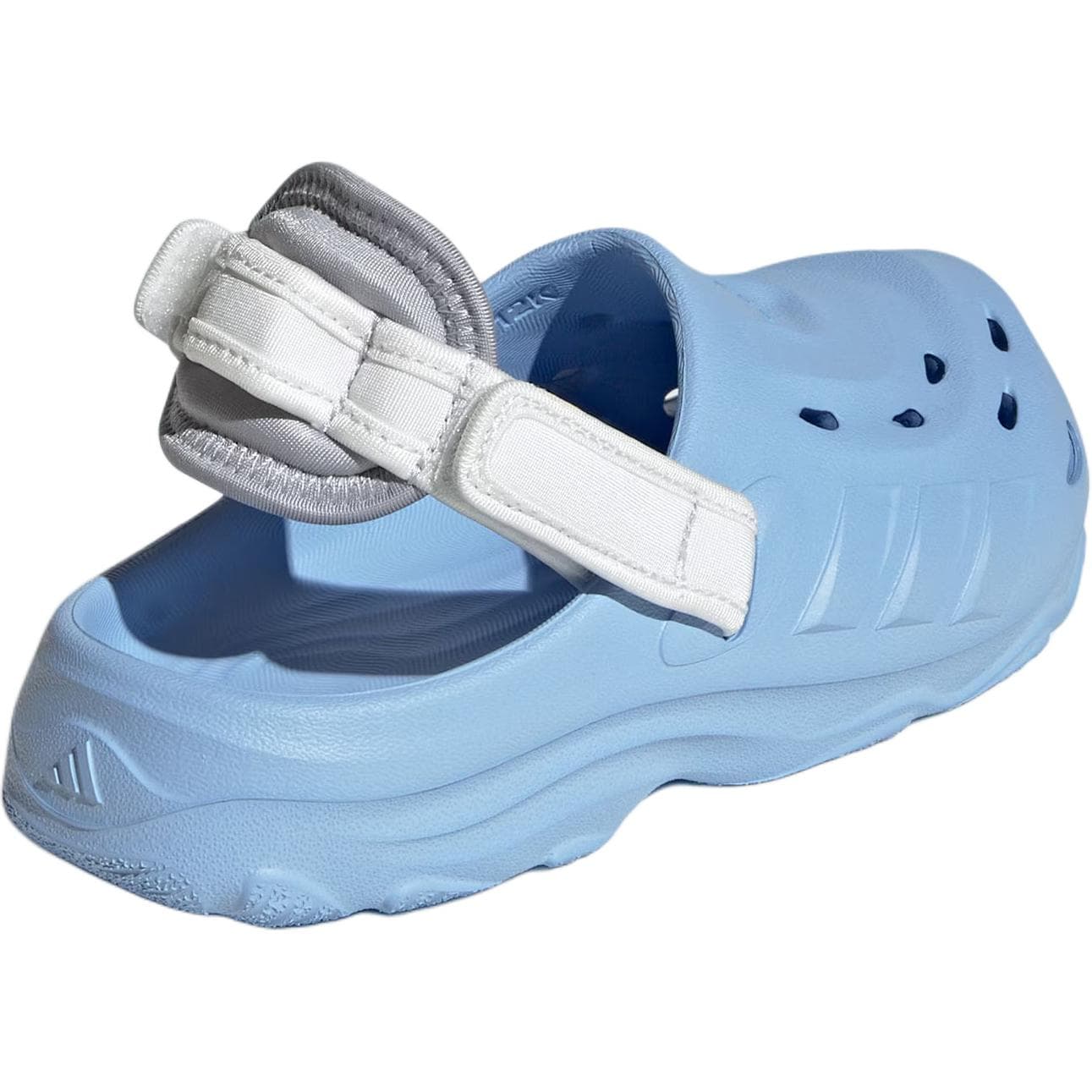 Сандалии Adidas MAXXCLOG Ткань Низкие Сандалии для Детей Розовые Синие Кристально-Белые Освежающий Серебряный Детский - изображение 4