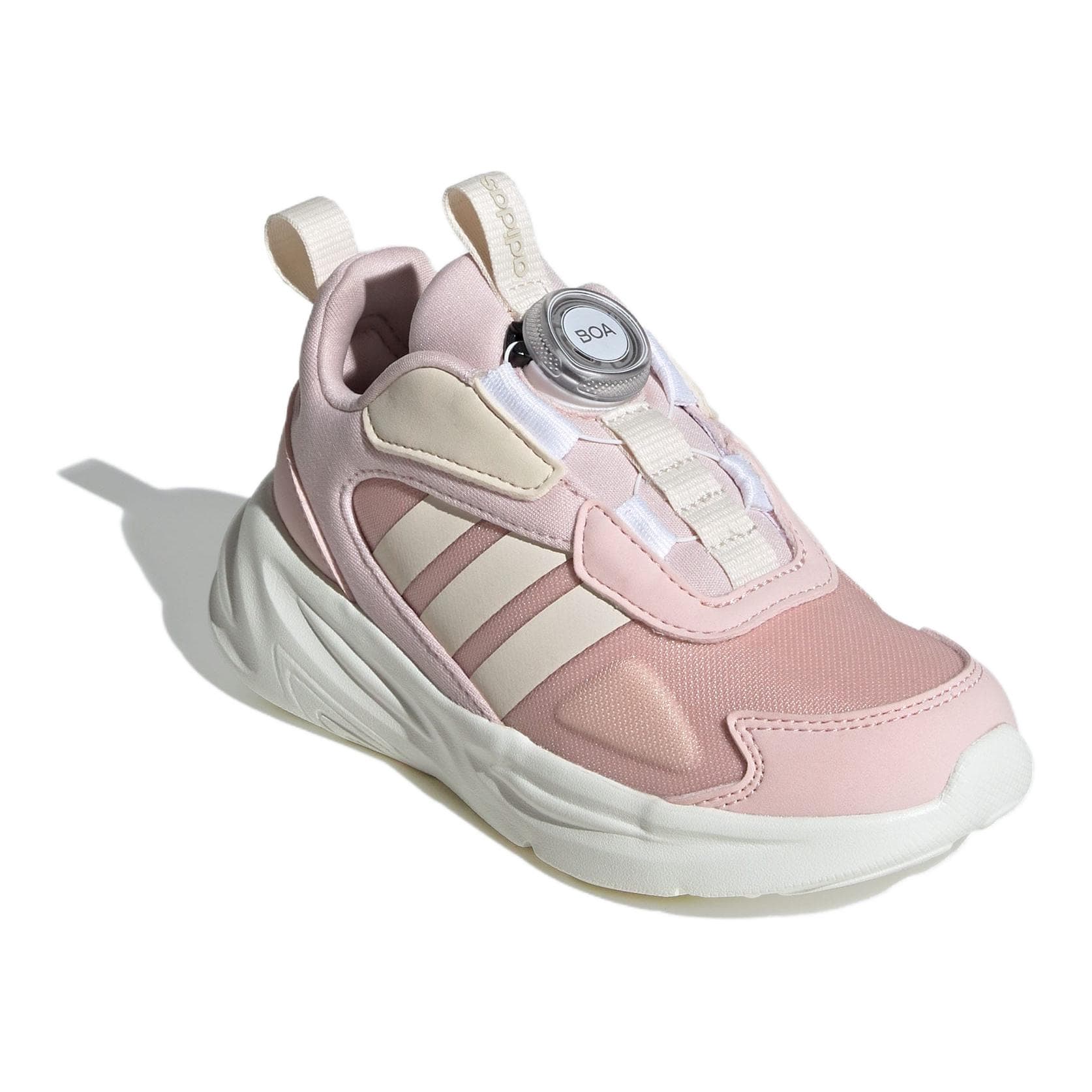 Кроссовки Adidas Ozelle противоскользящие амортизирующие низкие детские беговые кроссовки розовые для малышей - изображение 3