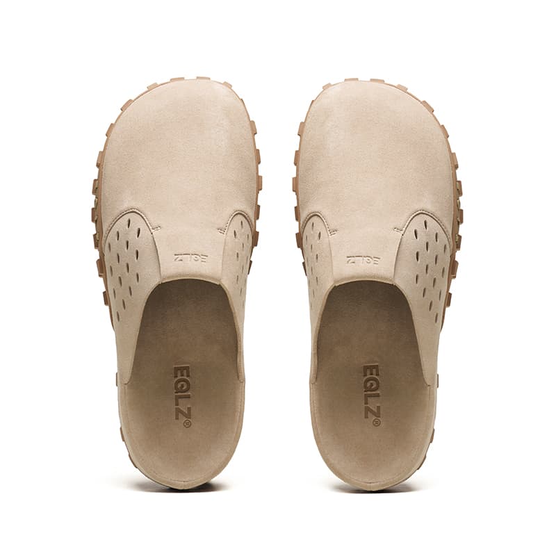 Сандалии EQLZ EQUALIZER Мюли Birkenstock Стиль Тапочки Унисекс Маленький Гора Тауповый - изображение 3