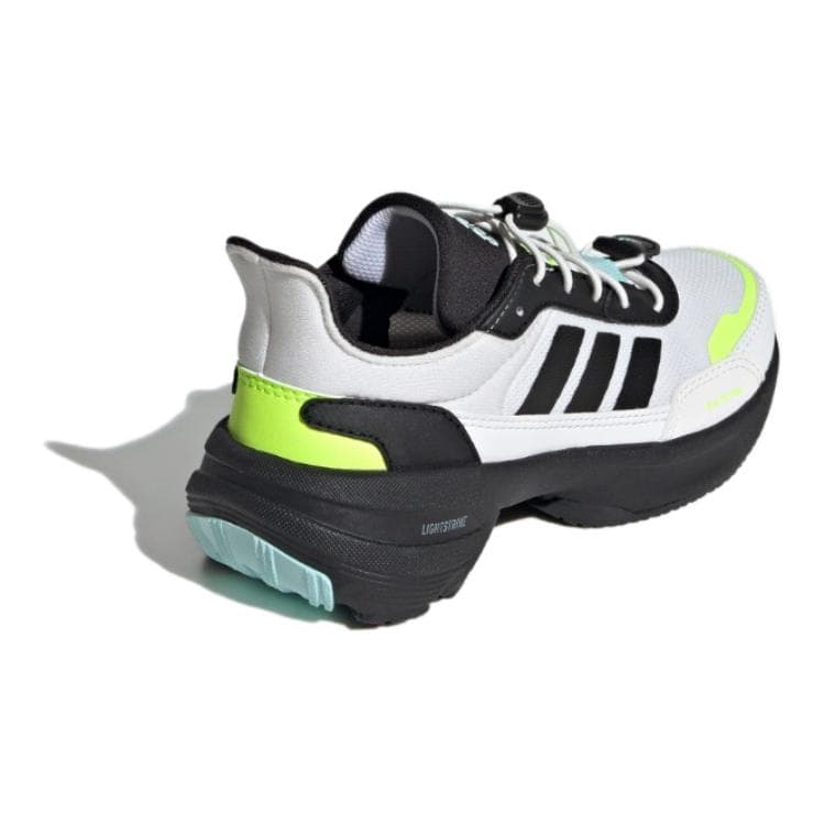 Кроссовки Adidas MTS противоскользящие и дышащие низкие детские повседневные туфли белые черные - изображение 4