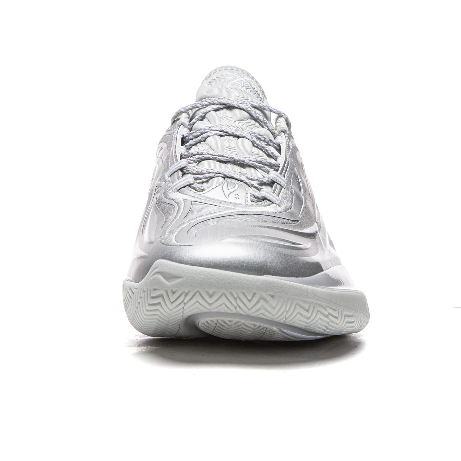 Кроссовки для баскетбола Li-Ning Wade 808 5 Ultra v2 Silver, технология Ultra Bounce, легкий, гибкий, стабильный, поддержка, покрытие, антискручивание, амортизация, противоскользящий, износостойкий, дышащий, отскок, сцепление, лоу-топы, баскетбольные кроссовки, мужской - изображение 6