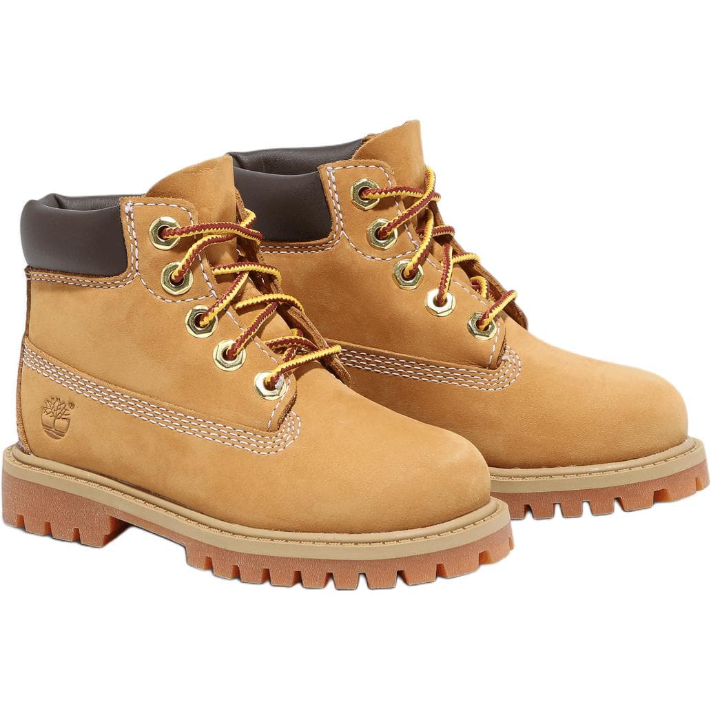 Timberland Противоскользящие Износостойкие Высокие Детские ботинки Желтые Детские для возраста 3-7 лет - изображение 3