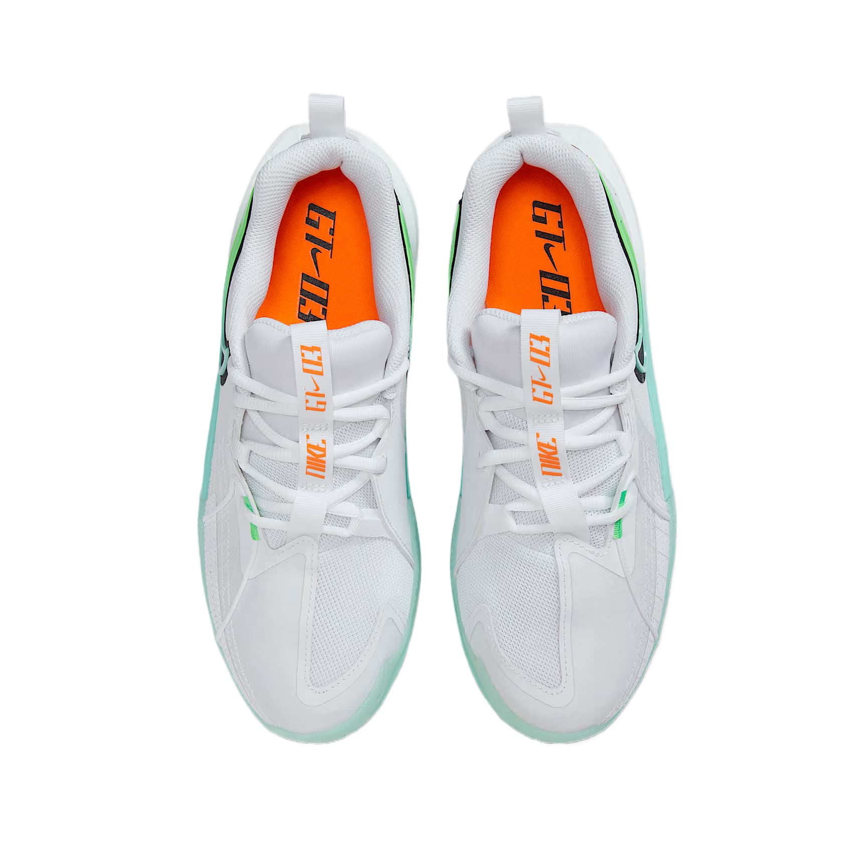Кроссовки для баскетбола Nike G.T. Cut 3 Ткань Низкие Баскетбольные Кроссовки Белый Impact Зеленый Черный Отбеленный Сапфировый Зеленый Детский - изображение 5