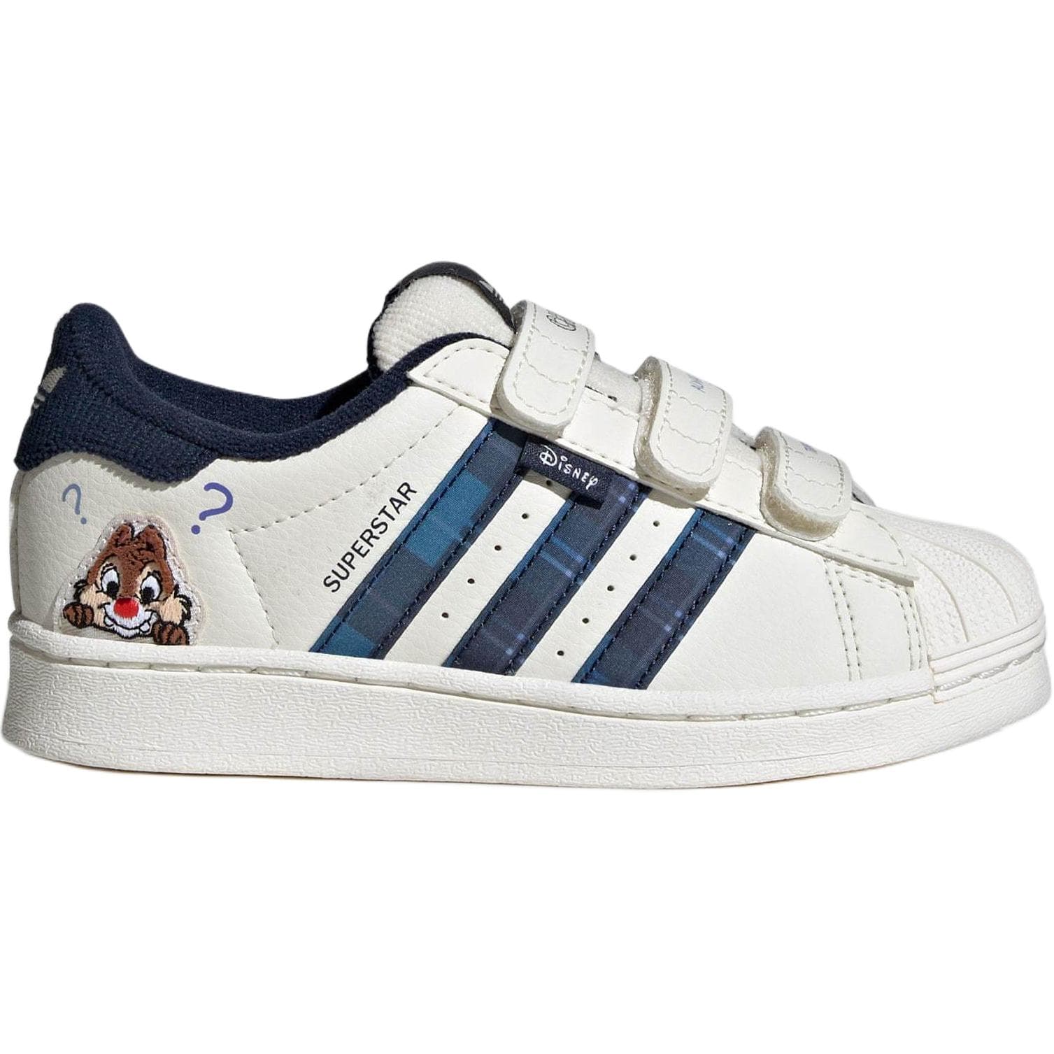 Кроссовки Adidas Originals x Disney Superstar Low Top Детская Скейтбординг Обувь Белый Серый Малыш - изображение 2