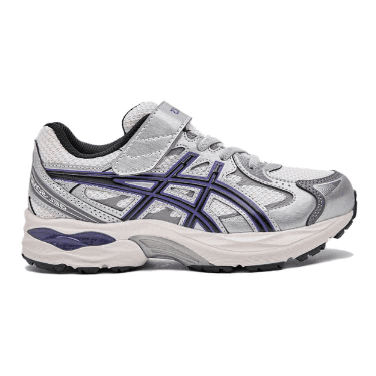 Кроссовки Asics Низкий Топ Детская Беговая Обувь Белый Фиолетовый Малыш - изображение 2