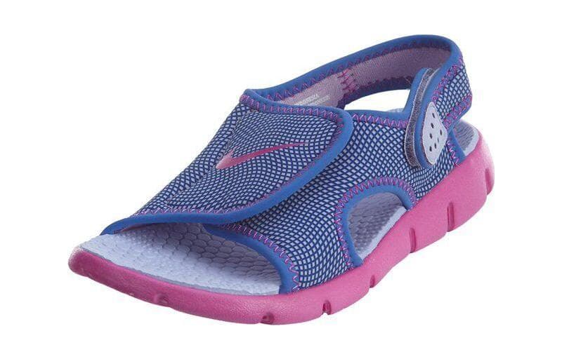 Сандалии Nike Sunray Adjust 4 Противоскользящие Амортизирующие Устойчивые к истиранию Дышащие Детские Сандалии Фиолетовые Детские - изображение 3