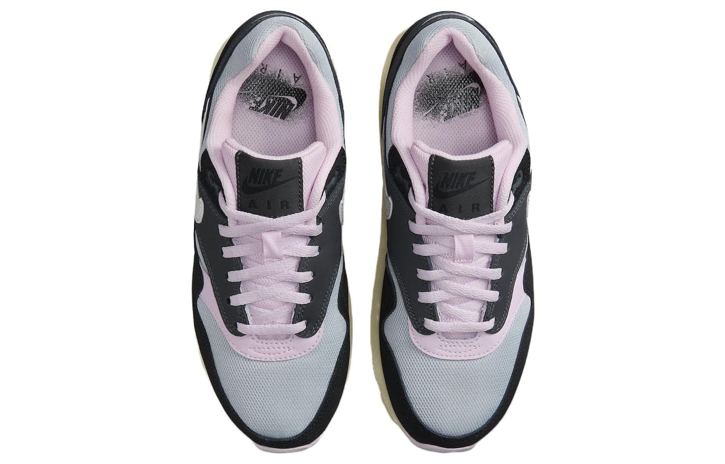 Кроссовки Nike Air Max 1 Low Support Повседневная обувь Розовый Черный Унисекс - изображение 4