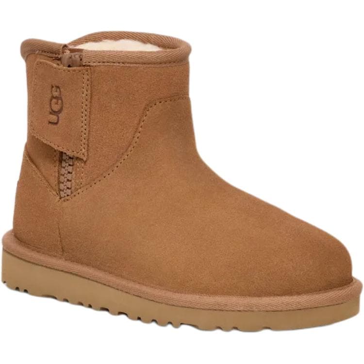 UGG Classic Novelty противоскользящие и устойчивые к истиранию детские ботинки цвет каштановый - изображение 4